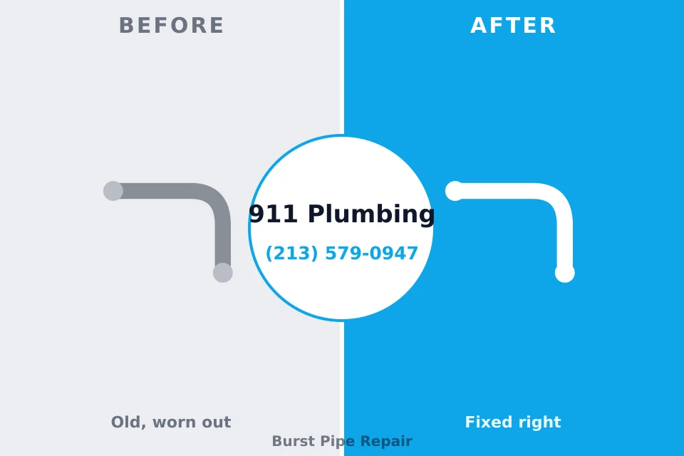 Before and after: plumbing company Bylas, AZ